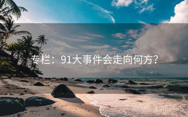 专栏：91大事件会走向何方？