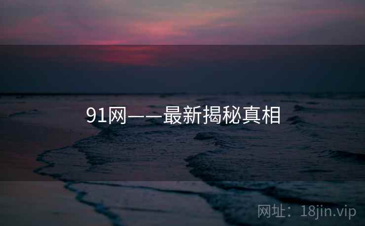 91网——最新揭秘真相
